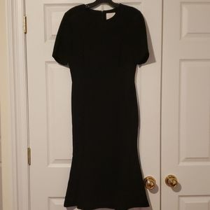 Cinq à Sept Black Midi Dress